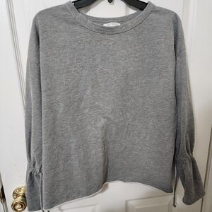 Zara Heather Gray Knit Top